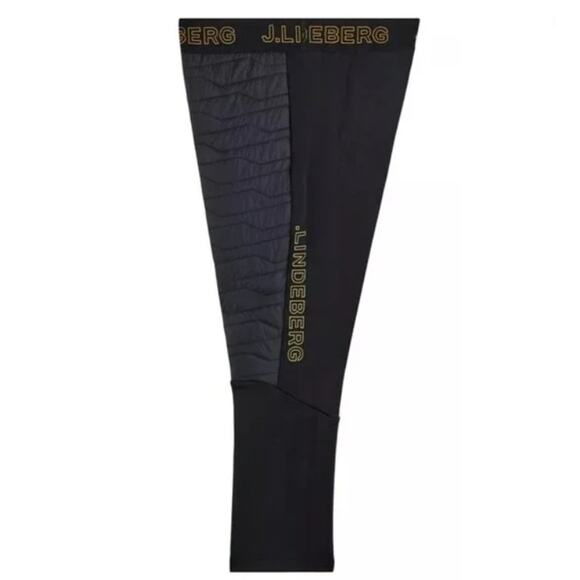 J.Lindeberg Black Aerial Hybrid Insulated Thermal Leggings - Picture 2 of 11